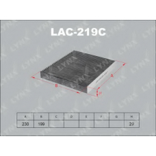 LAC-219C LYNX Cалонный фильтр