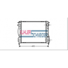 0906301 KUHLER SCHNEIDER Радиатор, охлаждение двигател