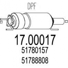 17.00017 MTS Сажевый / частичный фильтр, система выхлопа ог