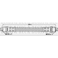 BBH6748 BORG & BECK Тормозной шланг