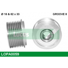 LOPA0059 TRW Механизм свободного хода генератора