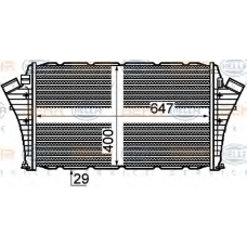 8ML 376 760-661 HELLA Интеркулер