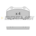 BP3355 BREMSI Комплект тормозных колодок, дисковый тормоз
