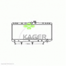 31-2055 KAGER Радиатор, охлаждение двигателя