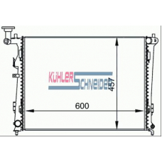 5200681 KUHLER SCHNEIDER Радиатор, охлаждение двигател