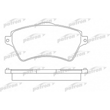 PBP1473 PATRON Комплект тормозных колодок, дисковый тормоз