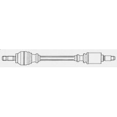 24416 SPIDAN Приводной вал