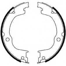 BS1189 QUINTON HAZELL Комплект тормозных колодок, стояночная тормозная с