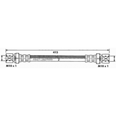 FBH6347 FIRST LINE Тормозной шланг