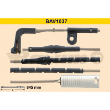 BAV1037 BARUM Сигнализатор, износ тормозных колодок