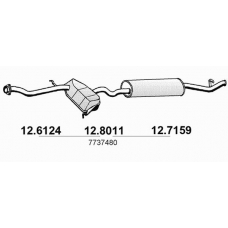 12.8011 ASSO Средний / конечный глушитель ог