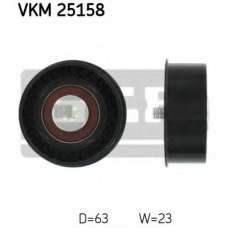 VKM 25158 SKF Паразитный / ведущий ролик, зубчатый ремень