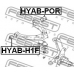 HYAB-H1F FEBEST Подвеска, рычаг независимой подвески колеса