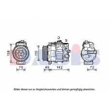 852595N AKS DASIS Компрессор, кондиционер