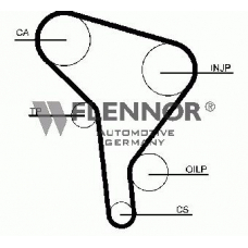 4511V FLENNOR Ремень ГРМ