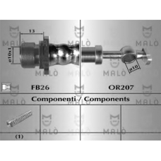 80993 Malo Тормозной шланг