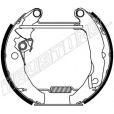 6006 TRUSTING Комплект тормозных колодок