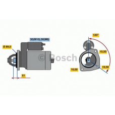 0 001 263 016 BOSCH Стартер