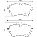 MDB3734 MINTEX Комплект тормозных колодок, дисковый тормоз