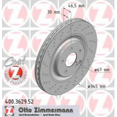 400.3629.52 ZIMMERMANN Тормозной диск