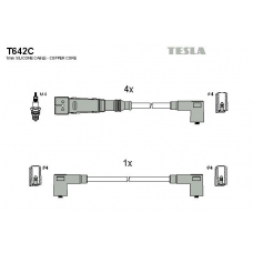 T642C TESLA Комплект проводов зажигания