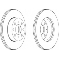 DDF294-1 FERODO Тормозной диск