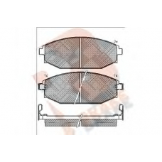 RB1272 R BRAKE Комплект тормозных колодок, дисковый тормоз