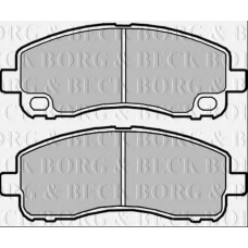 BBP2351 BORG & BECK Комплект тормозных колодок, дисковый тормоз