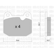 22-0013-3 METELLI Комплект тормозных колодок, дисковый тормоз