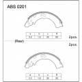 ABS0201 Allied Nippon Колодки барабанные