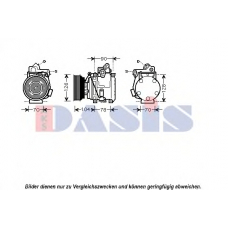850693N AKS DASIS Компрессор, кондиционер