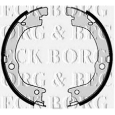 BBS6422 BORG & BECK Комплект тормозных колодок
