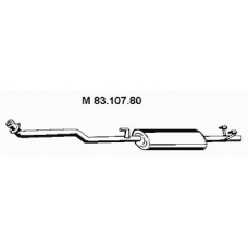 83.107.80 EBERSPACHER Средний глушитель выхлопных газов