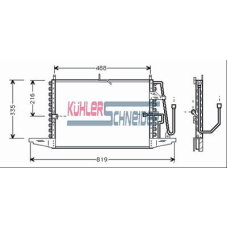 1820601 KUHLER SCHNEIDER Конденсатор, кондиционер