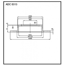 ADC 0313 Allied Nippon Гидравлические цилиндры