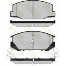 PA851 BRAKE ENGINEERING Комплект тормозных колодок, дисковый тормоз