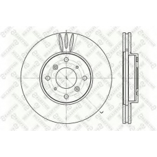 6020-2625V-SX STELLOX Тормозной диск