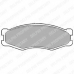 LP707 DELPHI Комплект тормозных колодок, дисковый тормоз