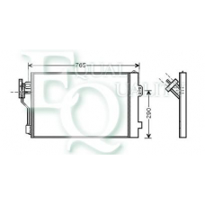 CO0291 EQUAL QUALITY Конденсатор, кондиционер