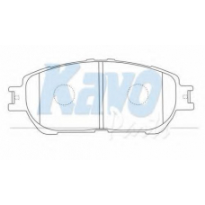 BP-9108 KAVO PARTS Комплект тормозных колодок, дисковый тормоз