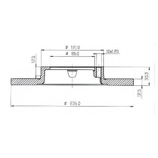 BDC5042 QUINTON HAZELL Тормозной диск