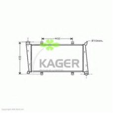 31-3102 KAGER Радиатор, охлаждение двигателя