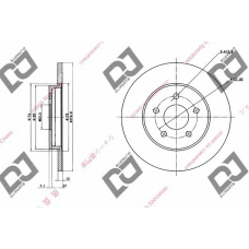 BD1341 DJ PARTS Тормозной диск