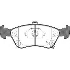 BPA0676.02 OPEN PARTS Комплект тормозных колодок, дисковый тормоз