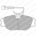 LP1536 DELPHI Комплект тормозных колодок, дисковый тормоз