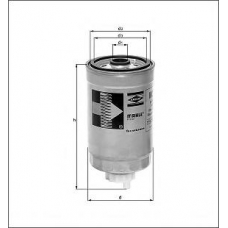 KC 244 MAHLE Топливный фильтр