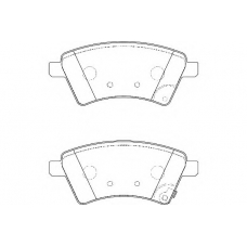 WBP24391A WAGNER LOCKHEED Комплект тормозных колодок, дисковый тормоз