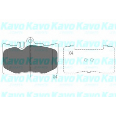 KBP-9071 KAVO PARTS Комплект тормозных колодок, дисковый тормоз