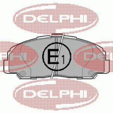LP944 DELPHI Комплект тормозных колодок, дисковый тормоз