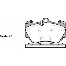 1140 10 KAWE Комплект тормозных колодок, дисковый тормоз